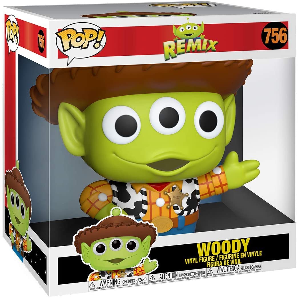 Remix Woody Funko 48344 Pop! Vinilo n. ° 756