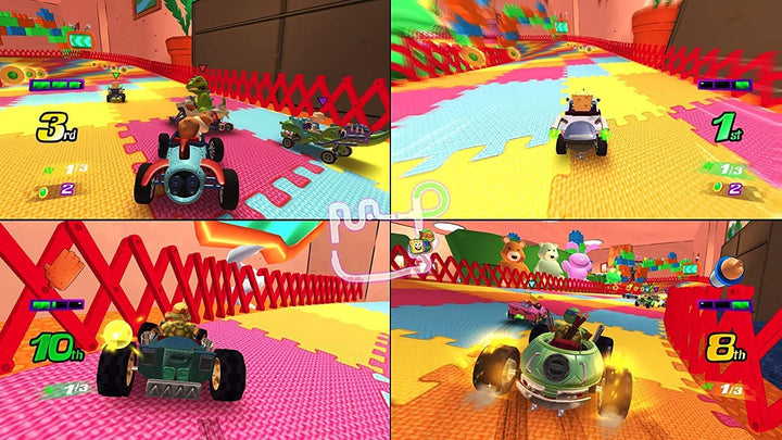 Nickelodeon Kart Racers Bundle + Wheel Accessory Juego Nintendo Switch