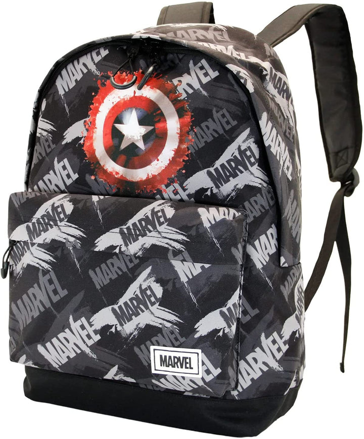 Captain America Scratches-Fan HS Backpack, Grey