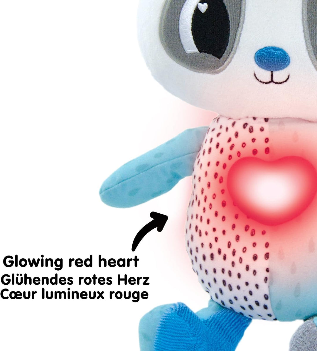 Lamaze Beruhigender Herz-Panda, beruhigendes Spielzeug zur Schlafenszeit, Spielzeug für Neugeborene, sensorisches Spielzeug