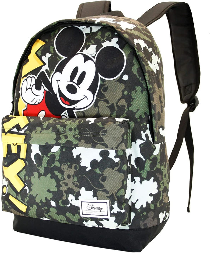 Mickey Mouse Surprise-Fan HS Rucksack, Militärgrün