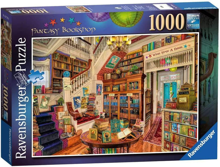 Ravensburger 19799 Fantasy Bookshop Aimee Stewart, 1000 Stück