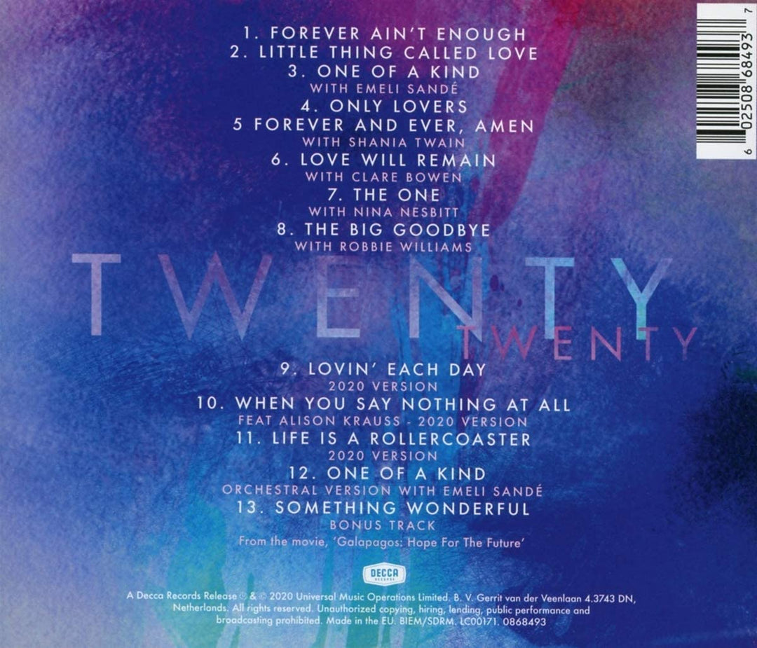Twenty Twenty - Ronan Keating [Audio-CD]