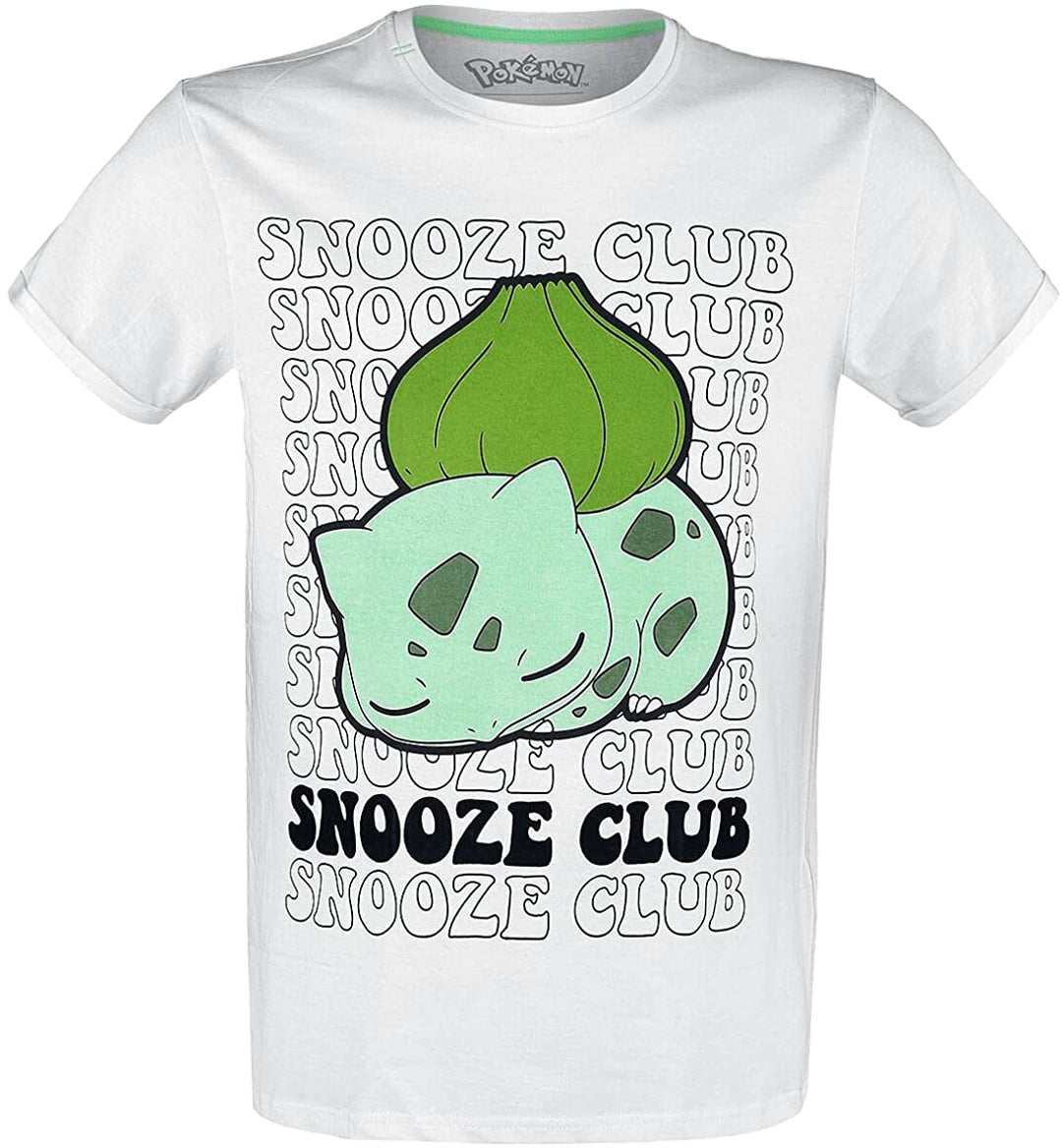 Pokémon - Bulbasaur Snooze Club Herren-T-Shirt