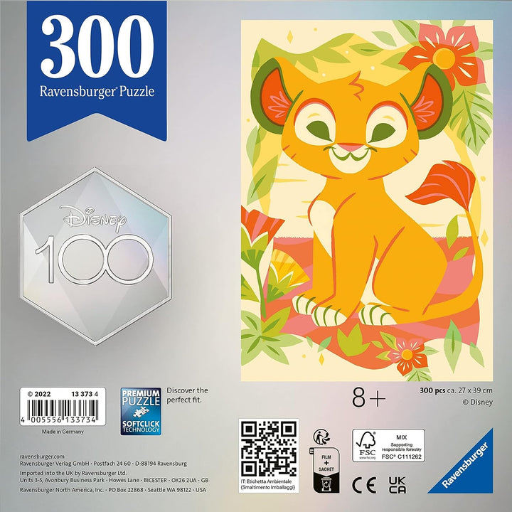 Ravensburger Disney 100th Anniversary The Lion King Simba Jigsaw Puzzles for Adults and Kids