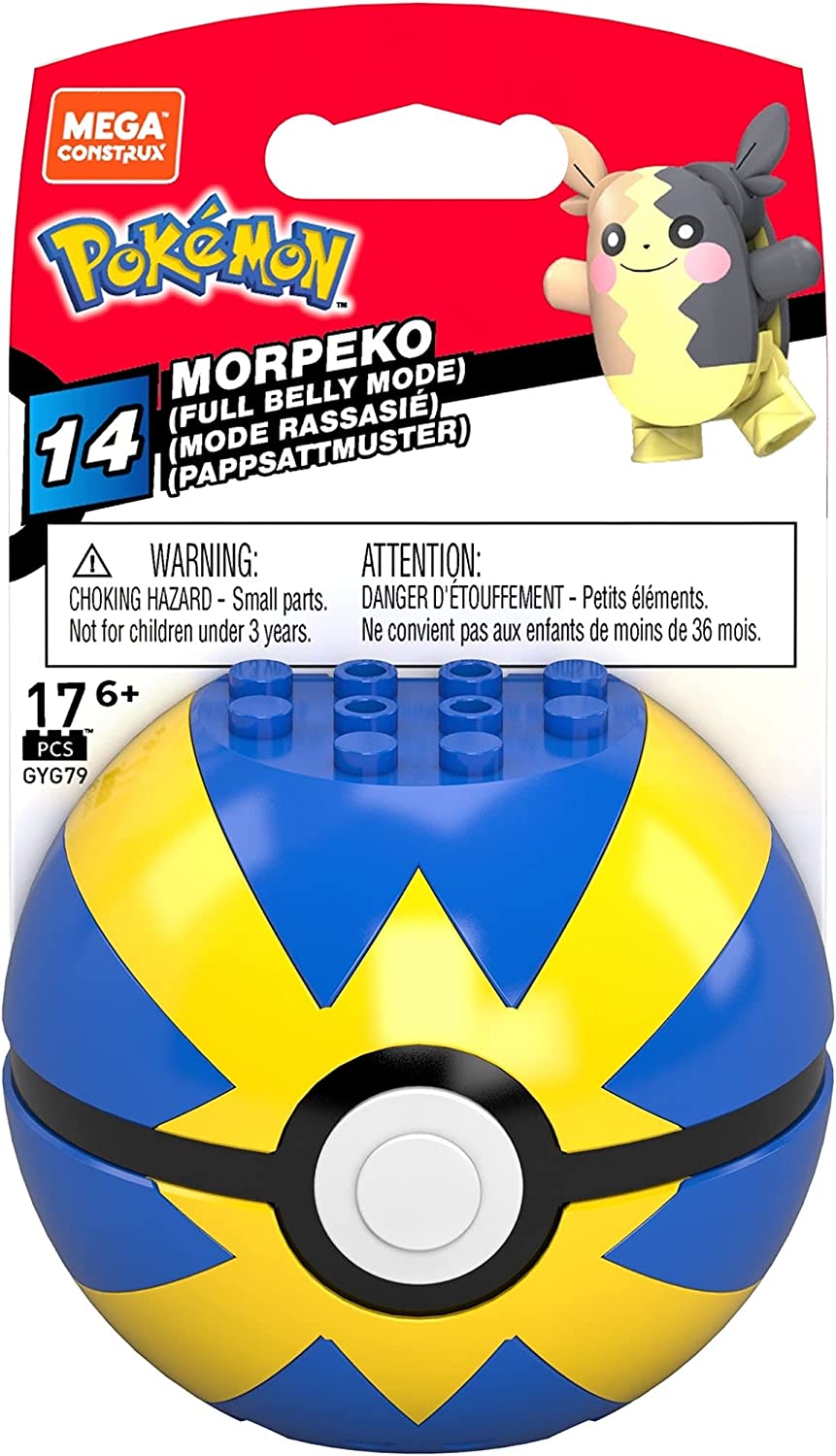 Mega Construx Pokemon Morpeko Pokeball-Bauset
