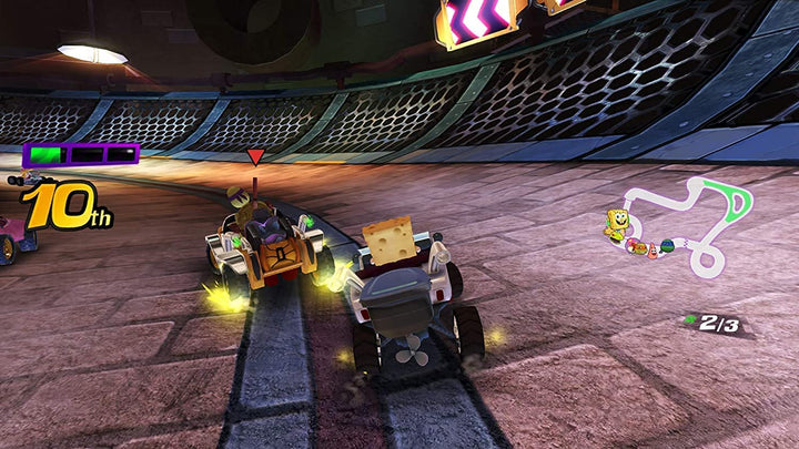 Nickelodeon Kart Racers-bundel + wielaccessoire Nintendo Switch-spel
