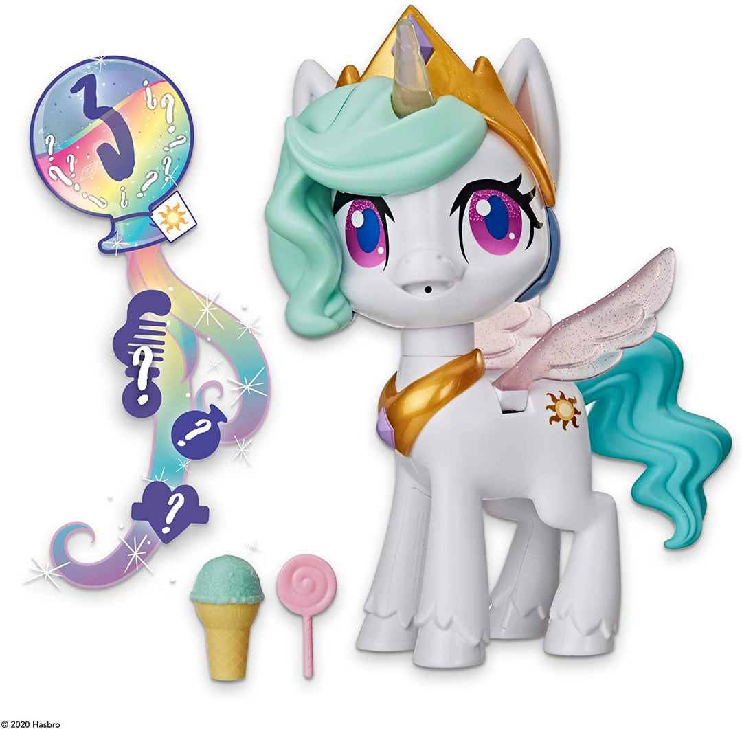 My Little Pony Magical Kiss Unicornio Princesa Celestia, Figura interactiva de unicornio