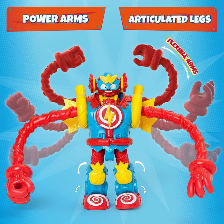 SUPERTHING Superbot Sugarfun – Helden-Gelenkroboter mit formbaren Armen und Schläger