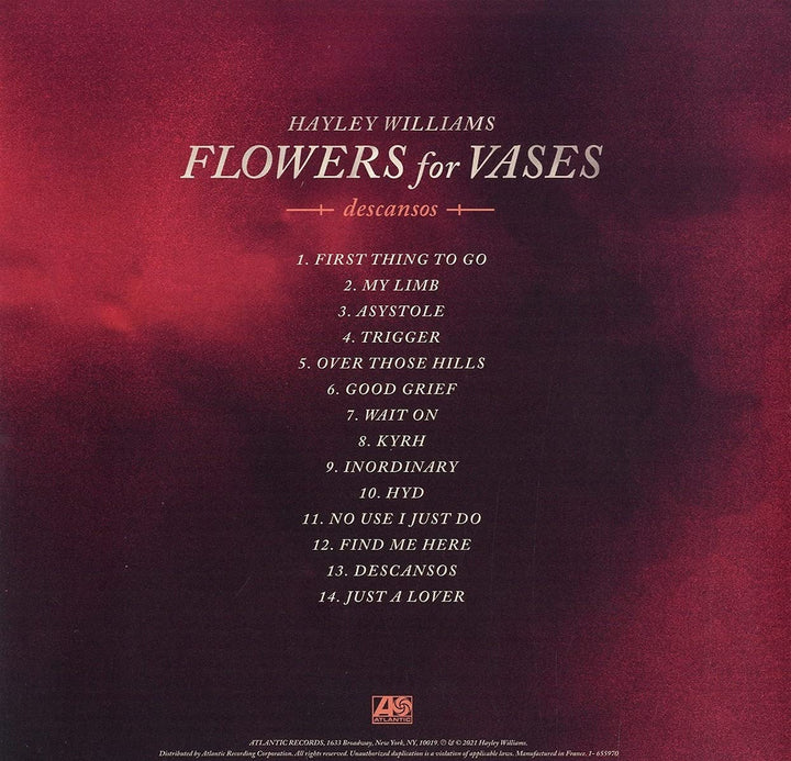 Hayley Williams - FLOWERS for VASES / descansos [Vinyl]