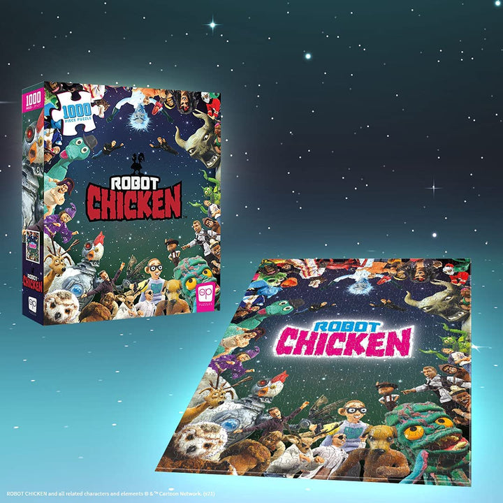 USAopoly Robot Chicken „It was Only a Dream“, 1000-teiliges Puzzle, 19" x 27"