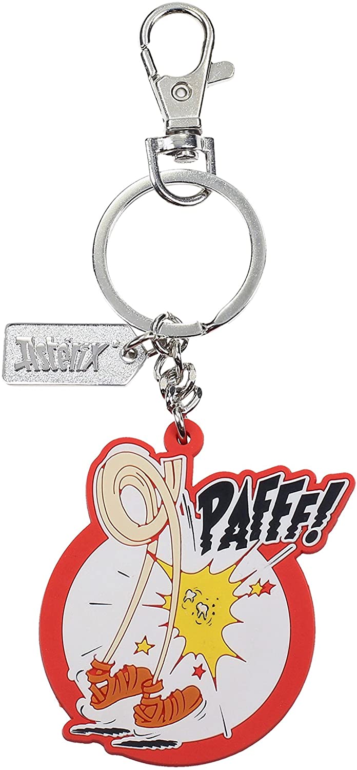 Asterix Pafff Wende-Schlüsselanhänger aus Gummi (SD Toys SDTASX27804)