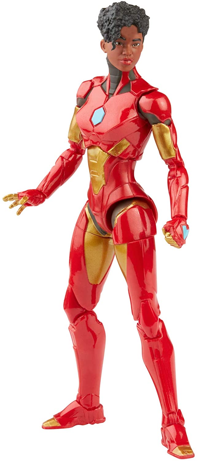 Hasbro Marvel Legends Series 6-inch Ironheart Action Figure Toy, Premium Design and Articulation, Includes 5 Accessories and 1 Build-A-Figure Part Multicolor, F0360