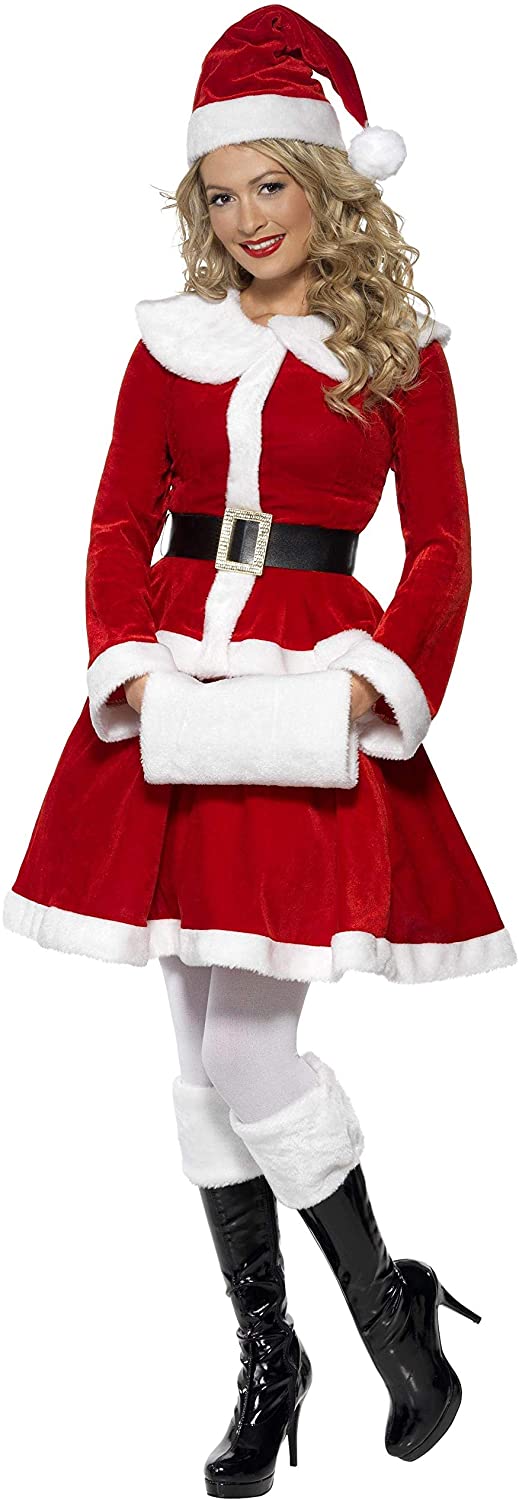 Smiffys Miss Santa Costume - Large