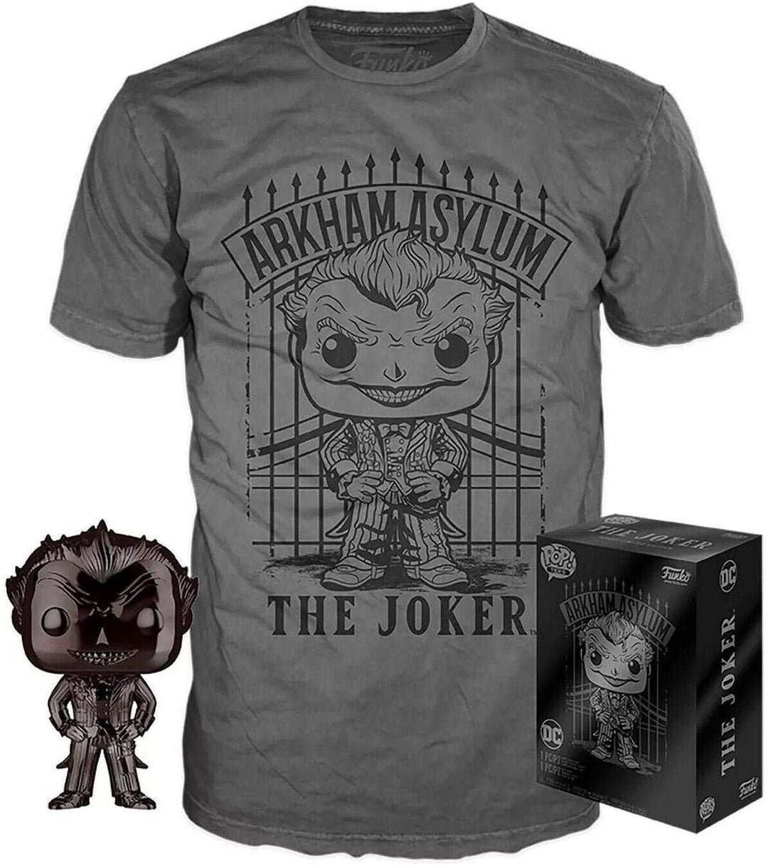 Funko POP – DC Comics – The Joker Pop und T-Shirt (groß), Schwarz, 1188489