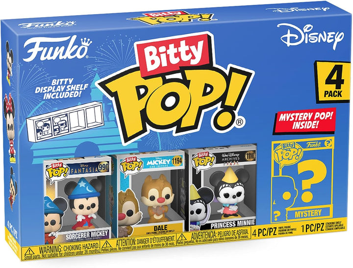 POP! Vinyl: Bitty POP: Disney – Zauberer Mickey 4er-Pack 