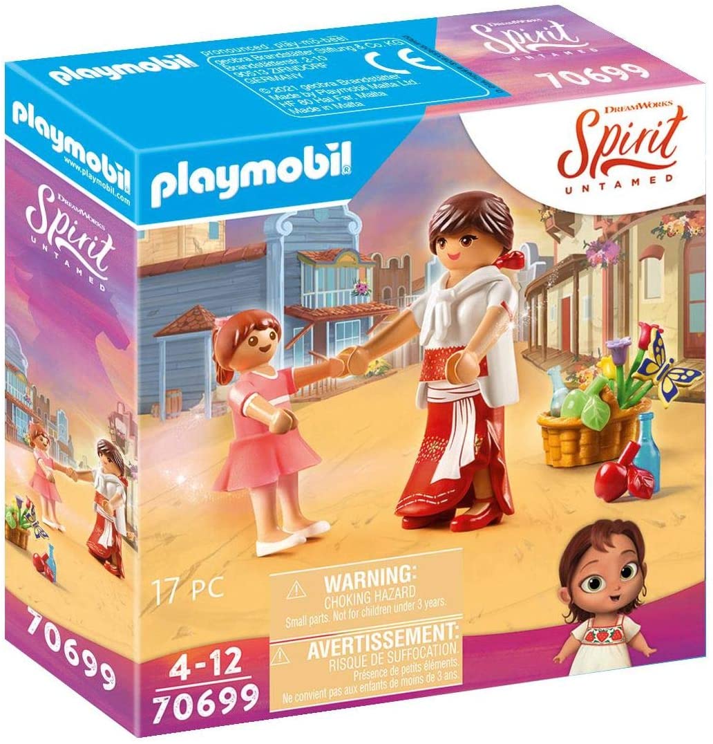 Playmobil DreamWorks Spirit Untamed 70699 Young Lucky Mum Milagro, para niños a partir de 4 años