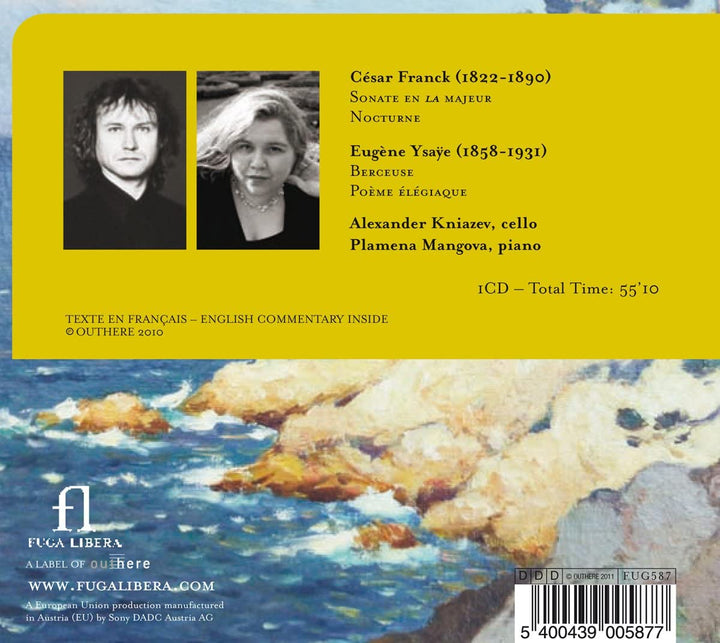 Franck & Ysaye: Works for Piano & Cello [Audio CD]