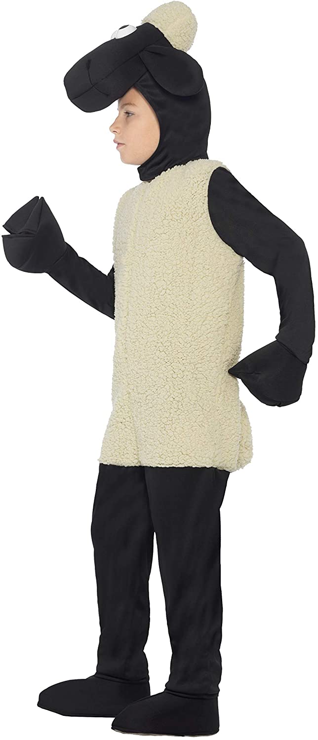 Smiffys 20607L Officially Licensed Shaun The Sheep Kids Costume, Unisex Children