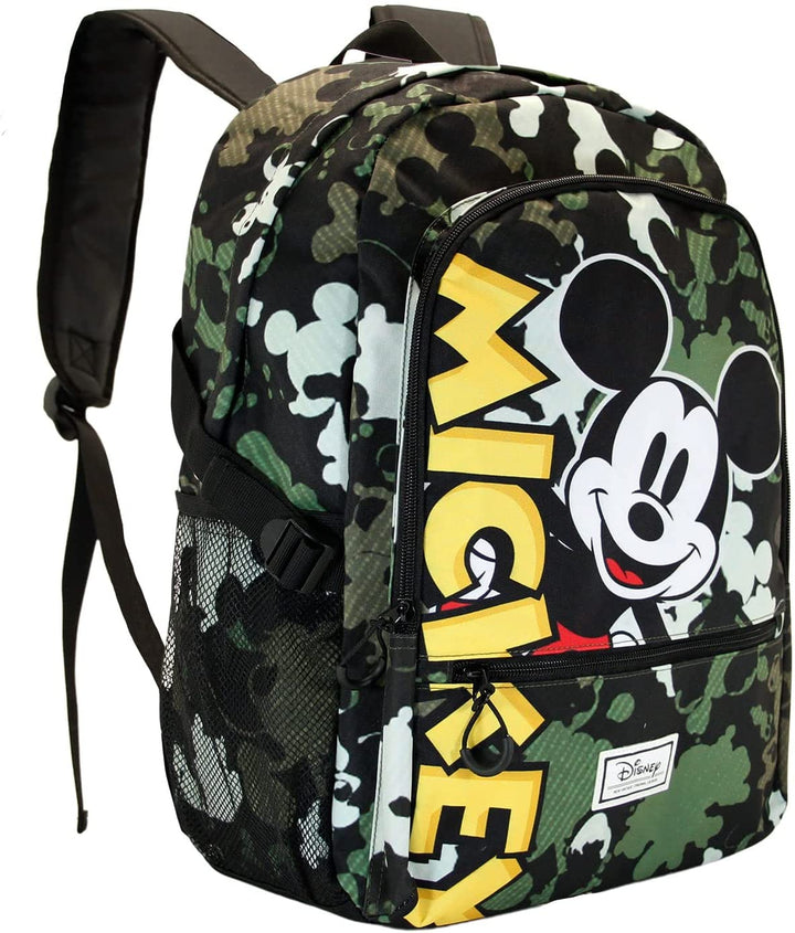 Mickey Mouse Surprise-Fan HS Fight Backpack, Military Green