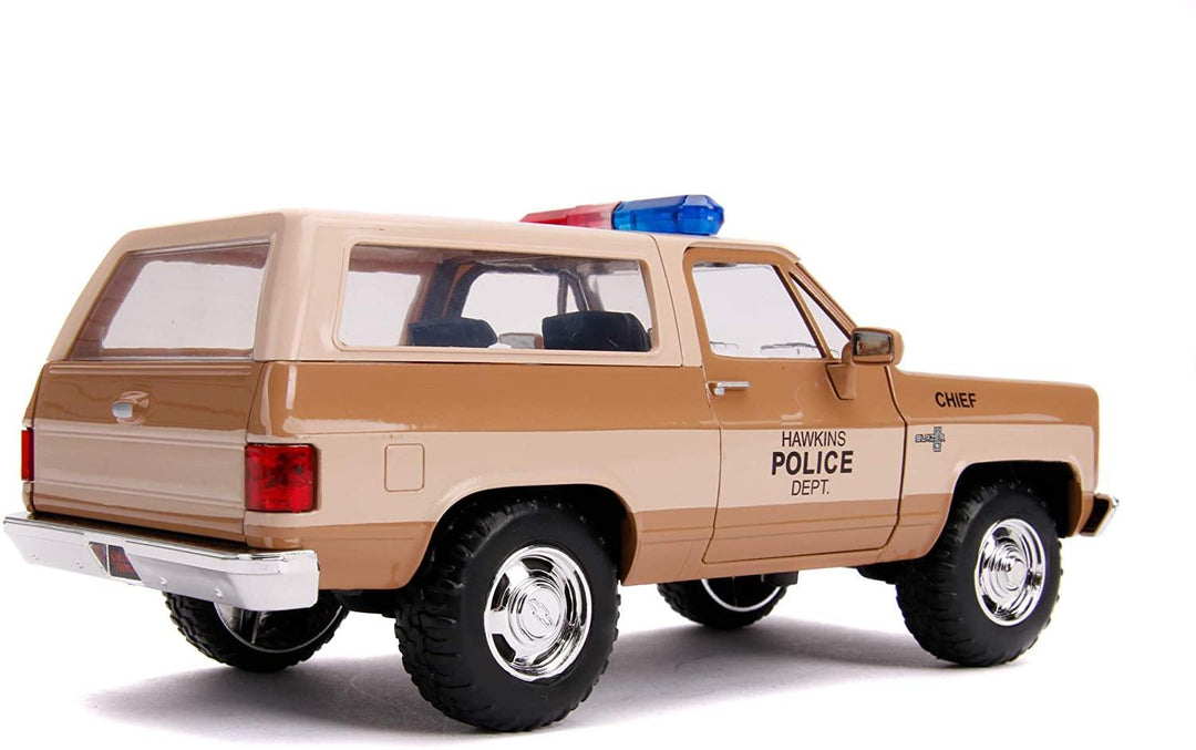 Jada Toys 253255003 Stranger Things Coche Chevy K5 Blazer Metal 1980 Con Placa 1:24 Chevrolet Things - Yachew