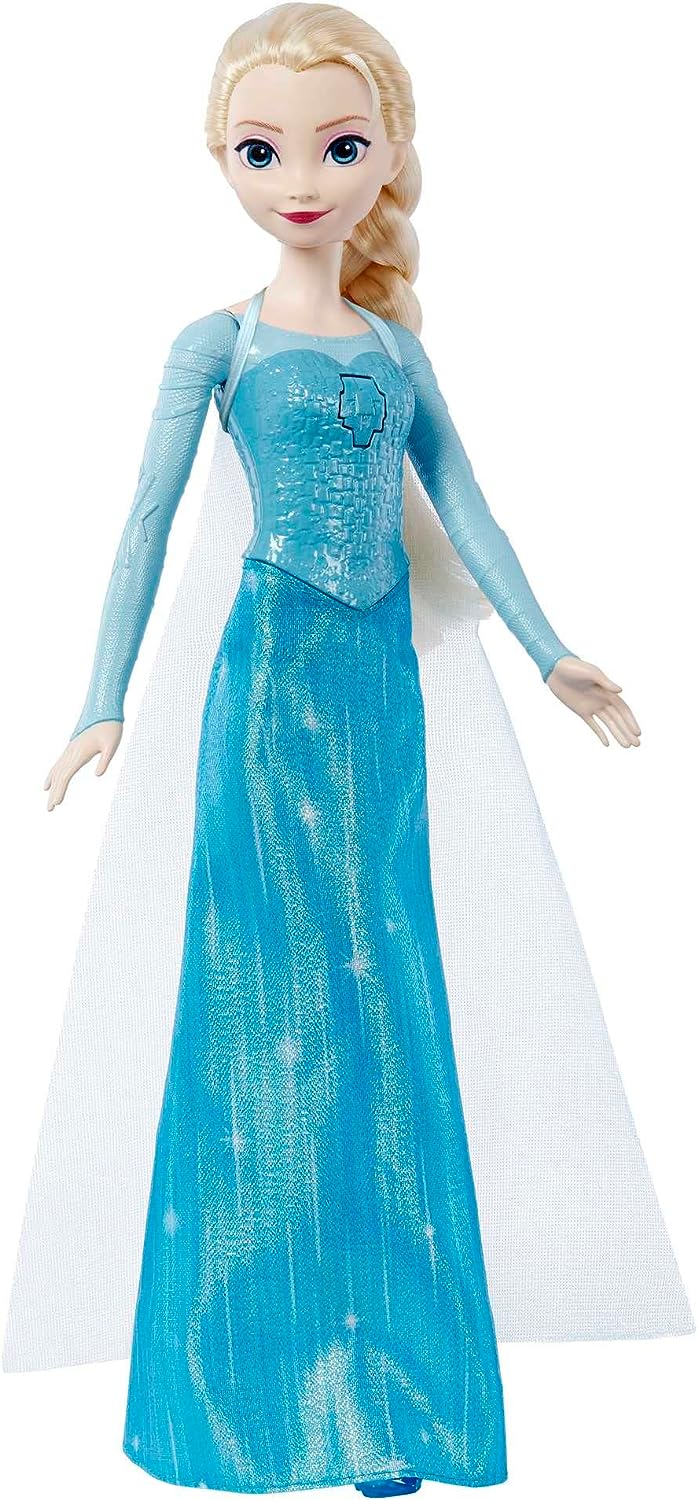 Disney Frozen Toys, singende Elsa-Puppe in charakteristischer Kleidung, singt „Let It Go“ f