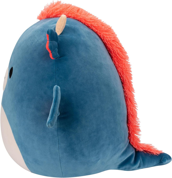 Squishmallows Carin the Blue and Orange Dragon Plush - Super Soft 50cm Collectible Toy for Kids 3+