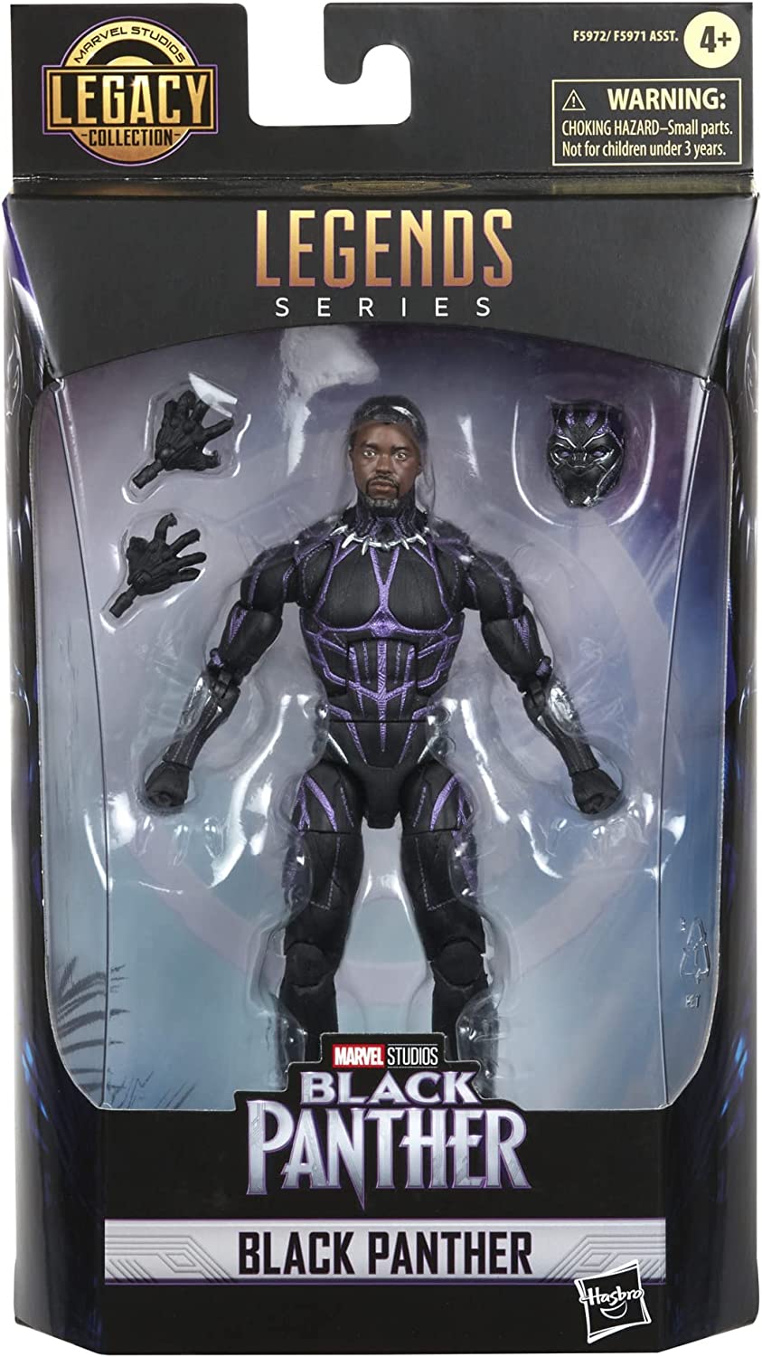 Hasbro F59725X0 Marvel Legends Series Legacy, 15,2 cm große Black Panther-Sammelfigur