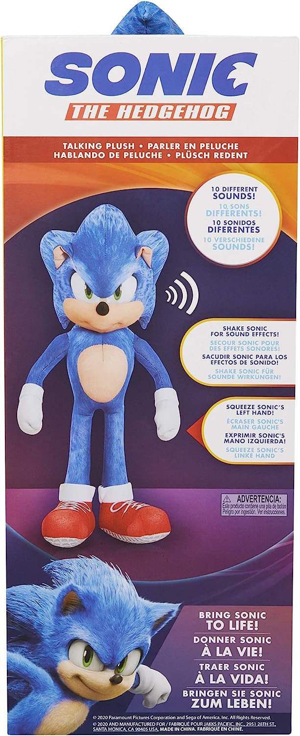 Sonic the Hedgehog 13" Talking Sonic