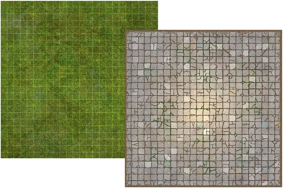 Loke Battlemats Battle Map Board - Dungeon & Grassland