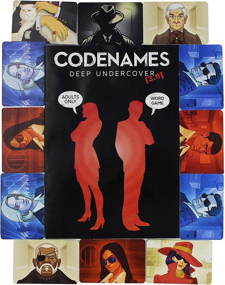 Lark & Clam LC2467 Codenames Deep Undercover 2.0, Mixed Colours