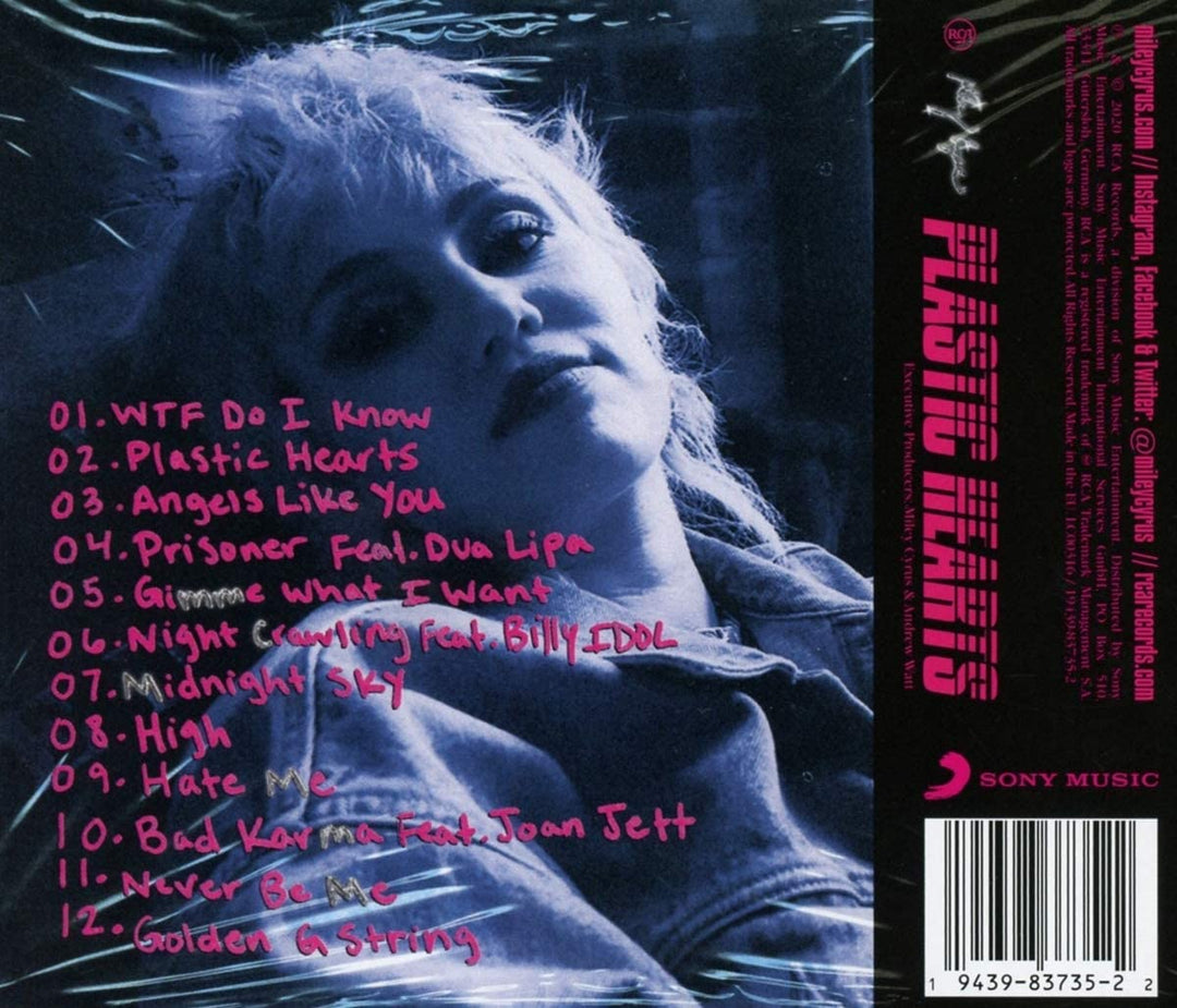 Cyrus, Miley - Plastic Hearts [Audio CD]