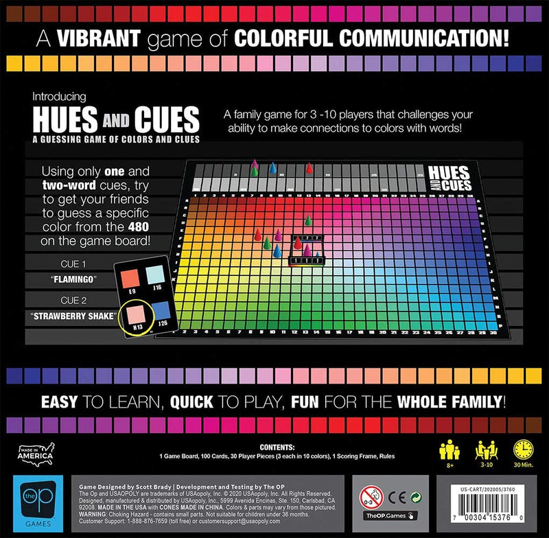 The OP Games - Hues and Cues - Board Game