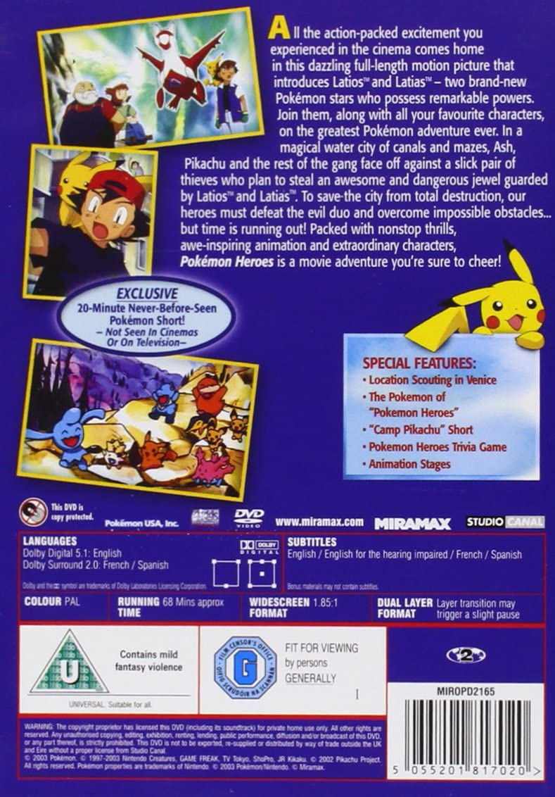 Pokémon Héros [DVD]