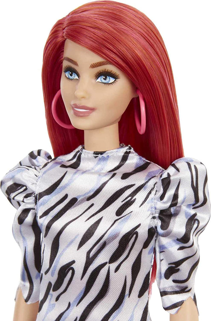 Barbie Fashionistas Puppe Nr. 168 mit kurzen roten Haaren, Spielzeug für Kinder von 3 bis 8 Jahren