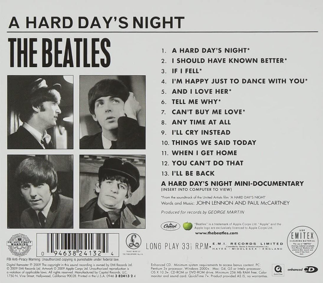 The Beatles - A Hard Day's Night [Audio CD]
