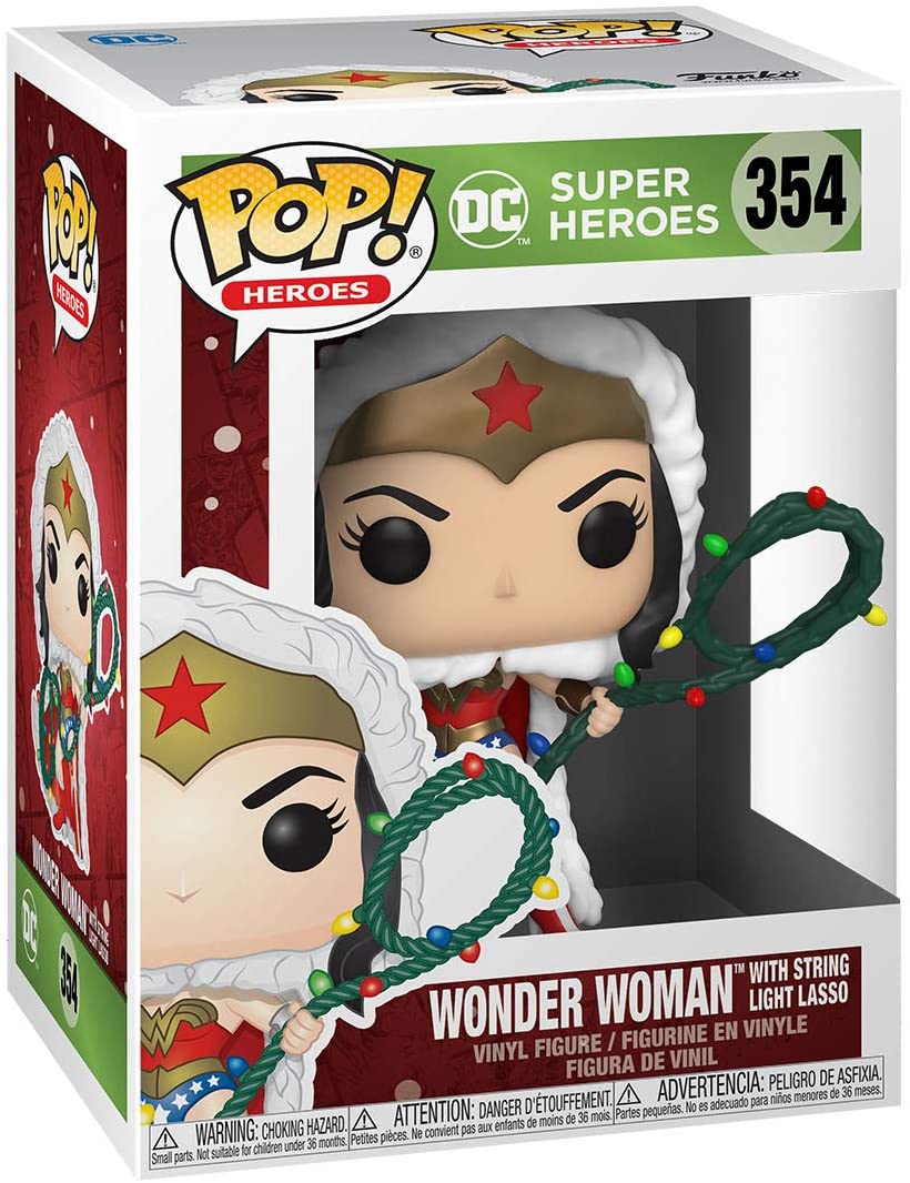 DC Super Heroes Wonder Woman avec guirlande lumineuse Lasso Funko 50652 Pop! Vinyle #354