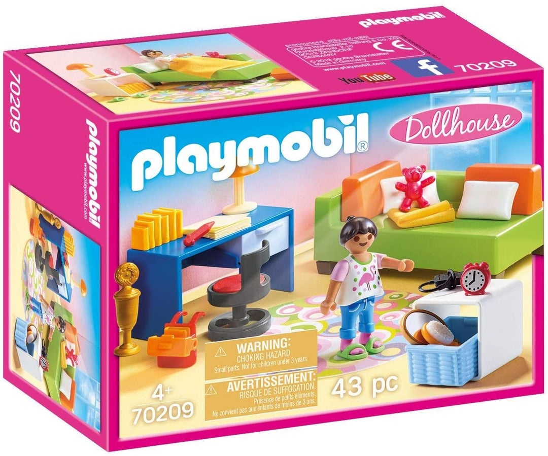 Playmobil 70209 Camera per bambini con divano letto