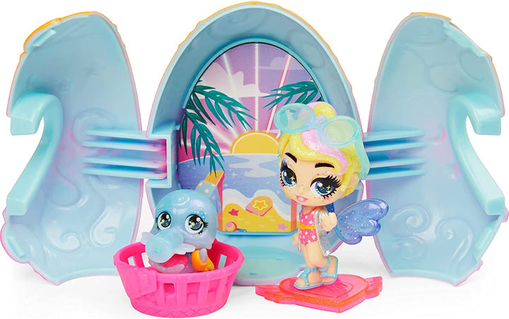 Hatchimals Pixies, Shimmer Babies Babysitter mit Baby-Hatchimal und Spielzubehör (Stile können variieren)