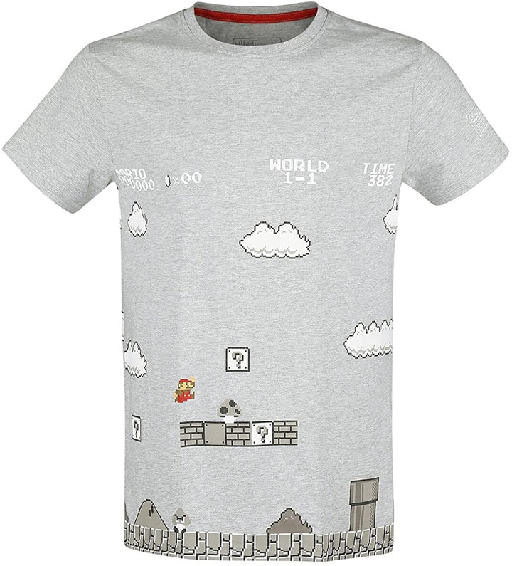 Nintendo - 8Bit Super Mario Bros Men's T-Shirt