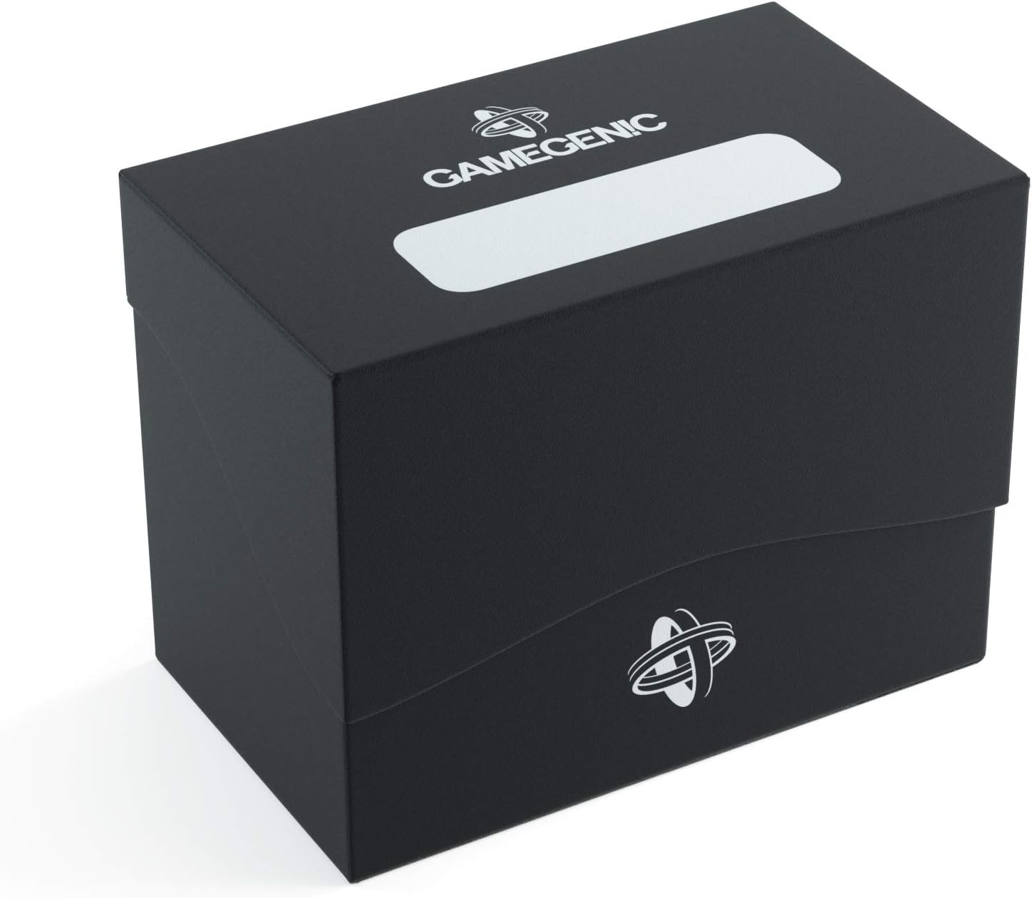 Gamegenic 80-Card Side Holder - Black, Holds 80 Double-Sleeved Cards, Sideloading Deck Box with Cobra Neck Technology 1