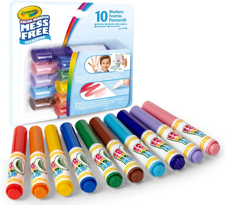 Crayola Color Wonder 10 Mini-Filzstifte für kreatives Hobby – Color Wonder – f