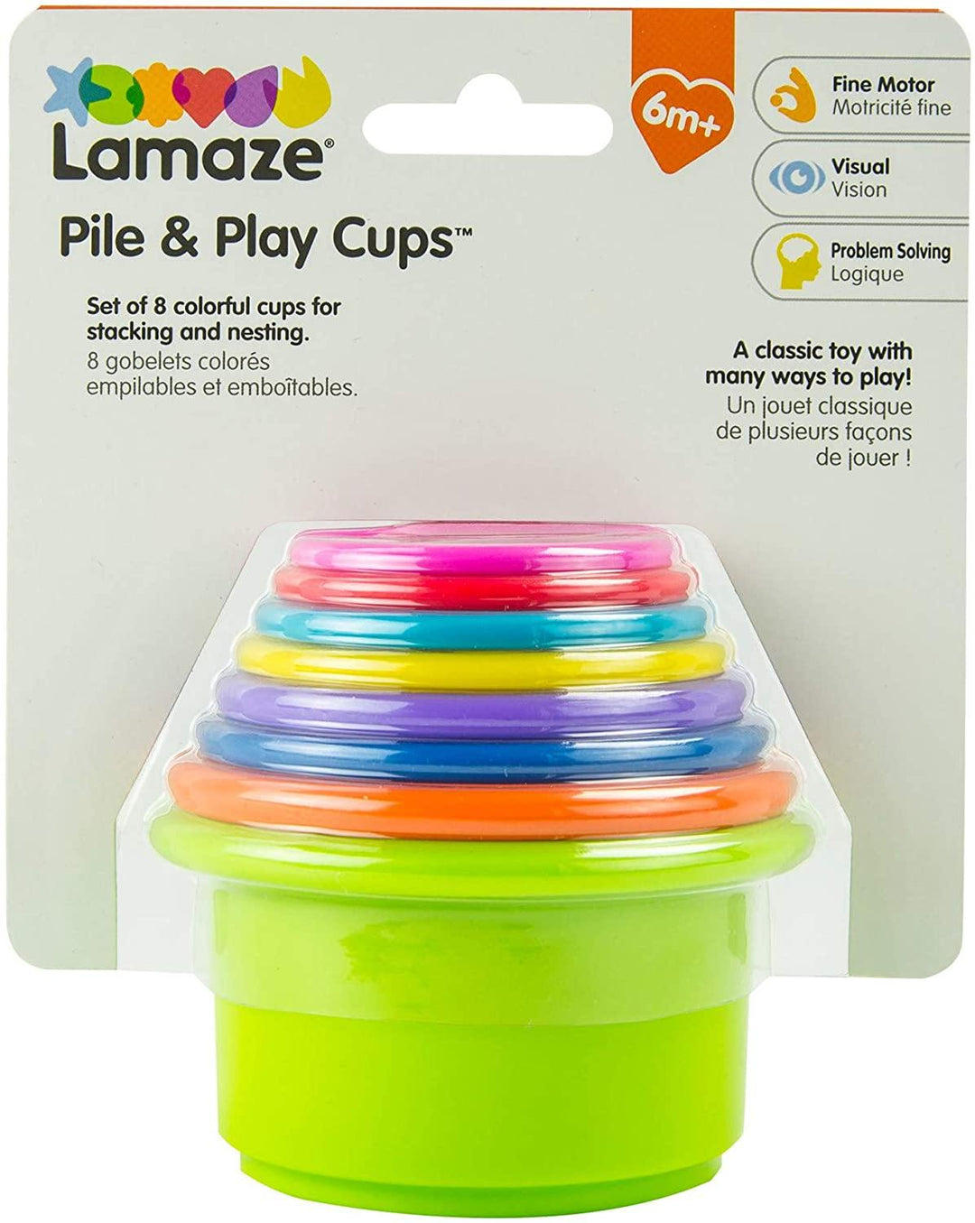 Lamaze Pile and Play Stacking Cups Gift Set - Yachew