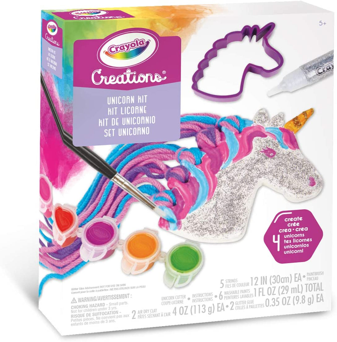 CRAYOLA 04-1153 Creations Einhorn-Set – kreative Aktivität und Geschenk für Mädchen im Alter von 8 Jahren