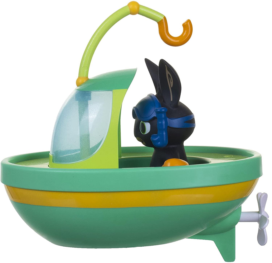 Bing 3581 Time, CBeebies, Wind Up Bath, Barco flotante, Chorros de agua, Tough, Col