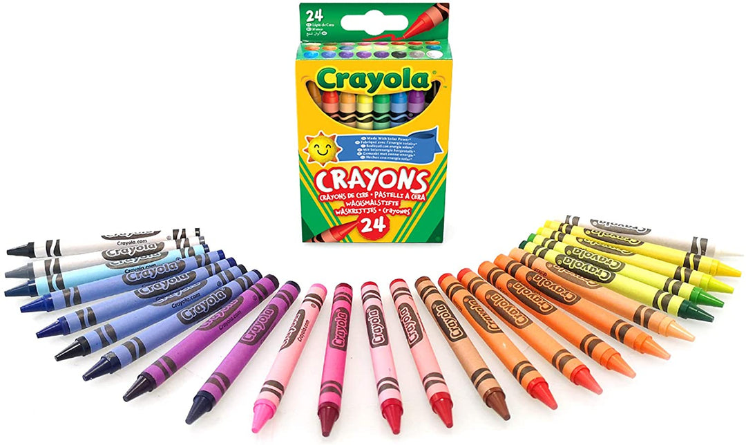 Crayola 12 Assorted Colouring Crayons Multicoloured 24 pk, 02.0024.19