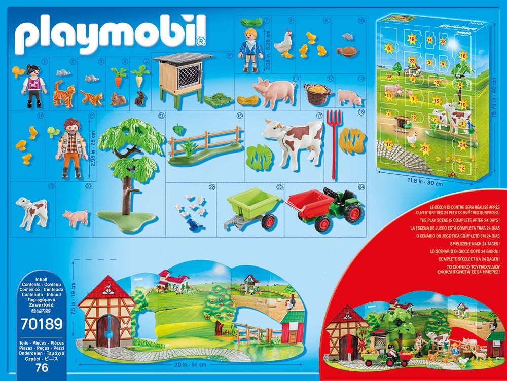 Playmobil 70189 Country Farm Calendrier de l&#39;Avent