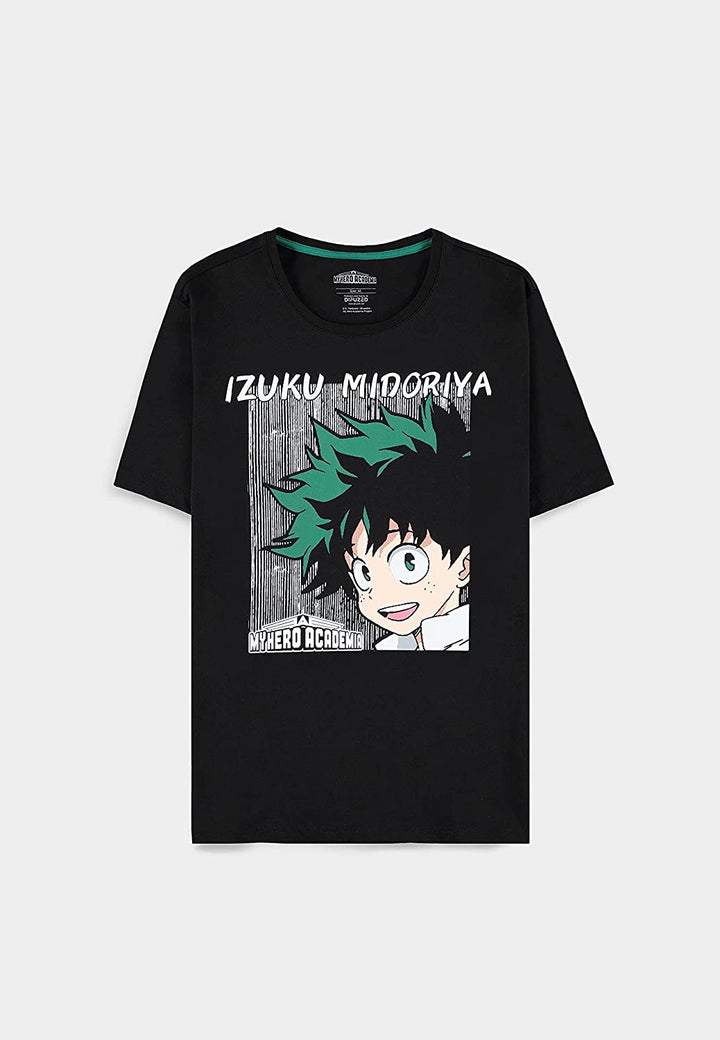 Difuzed MY HERO ACADEMIA - Izuku Midoriya Face - T-Shirt Herren (XXL)