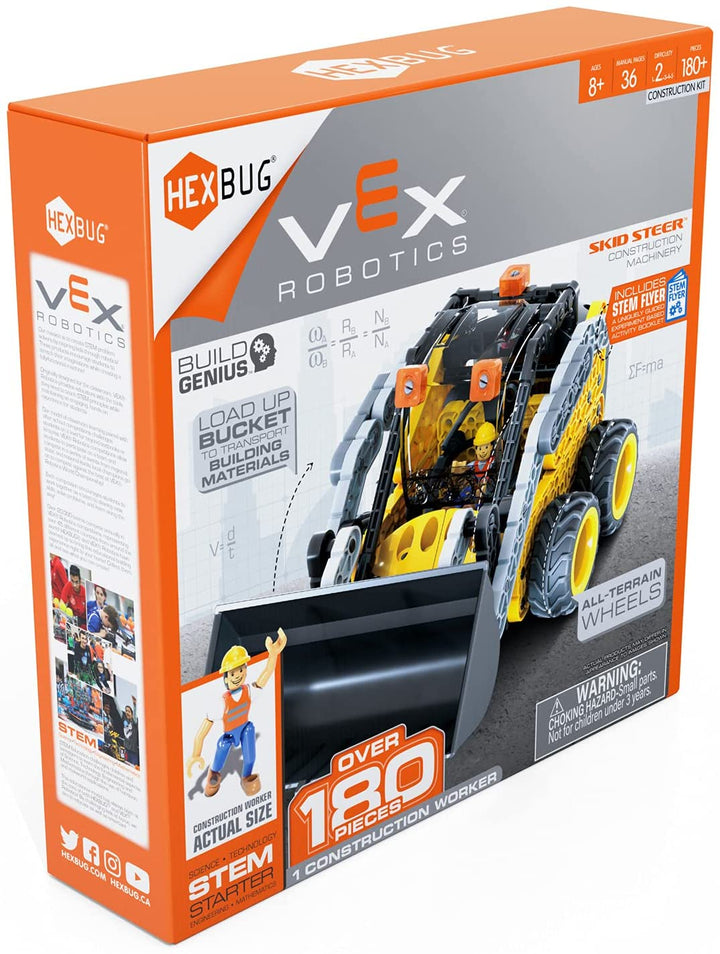 HEXBUG VEX Robotics Steam Roller, baubares Konstruktionsspielzeug, Geschenk für Jungen und