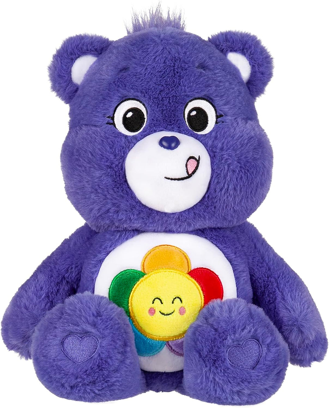 Care Bears Basic Fun 22082 Harmony Bear, 35 cm großes, süßes Plüschtier zum Sammeln, Soft T